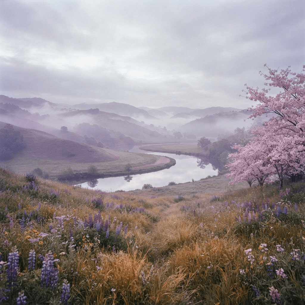 Paisaje sereno — fondo de la sección hero